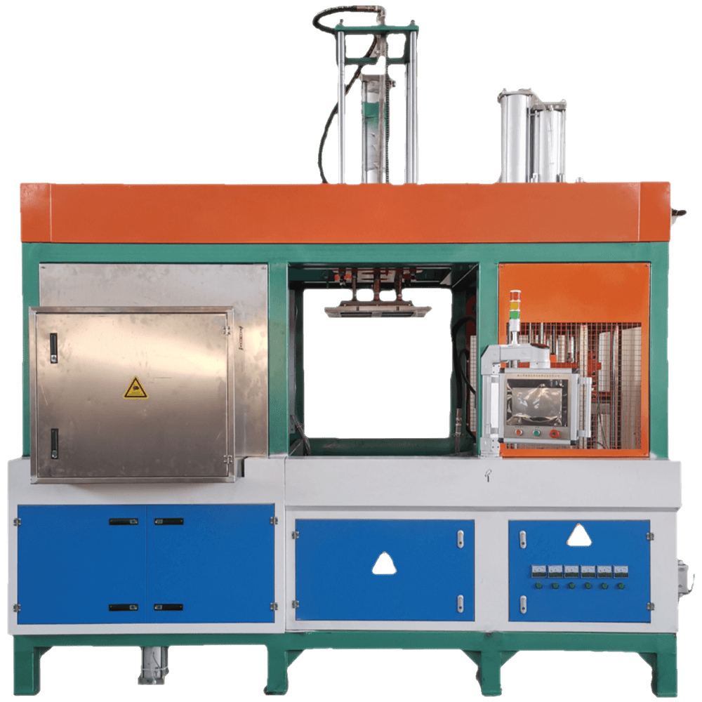 Automatic wet pressing and hot pressing integrated machine