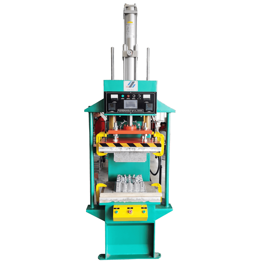 Bow machine pneumatic hot press