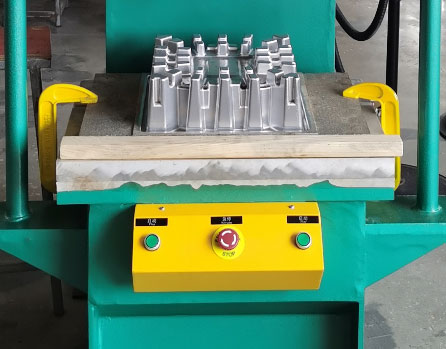 Bow machine pneumatic hot press