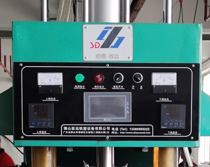 Bow machine pneumatic hot press