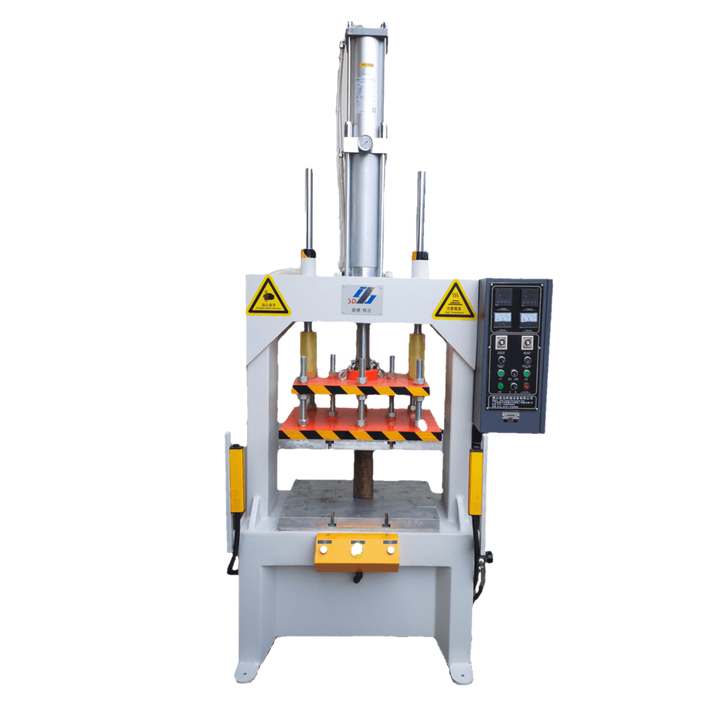 Gantry type pneumatic hot press