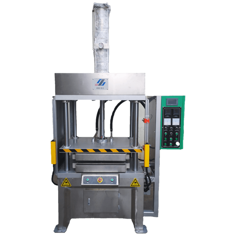 Four column pneumatic hot press