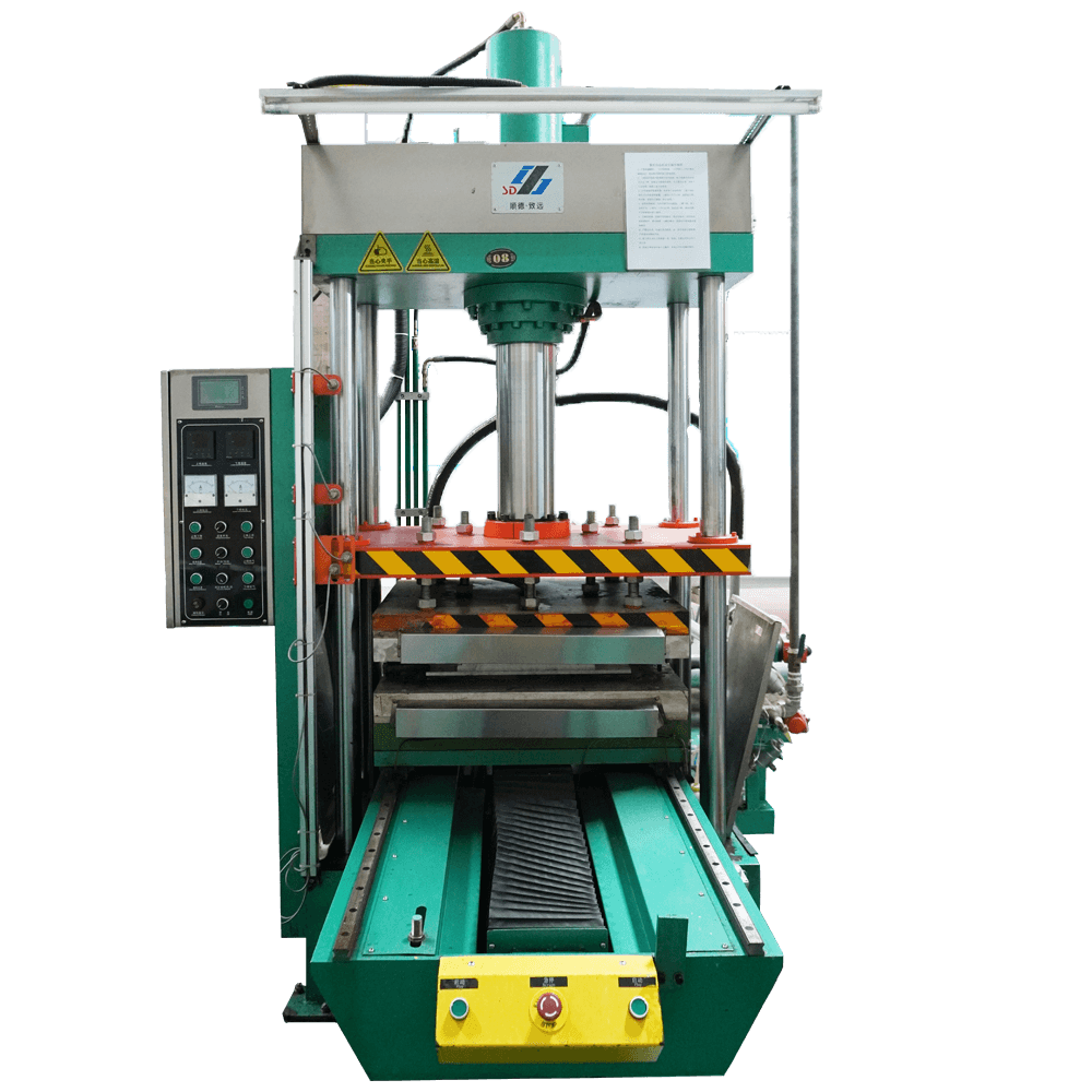 Movable servohydraulic hot press