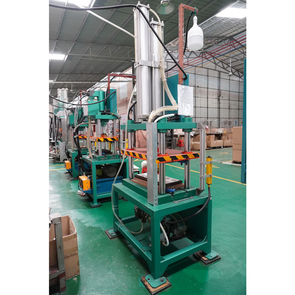 Four column pneumatic edge cutting machine