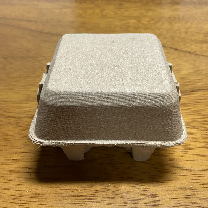 Yellow egg tray