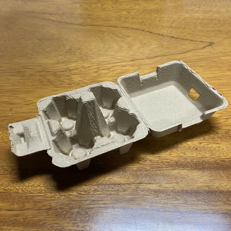 Yellow egg tray