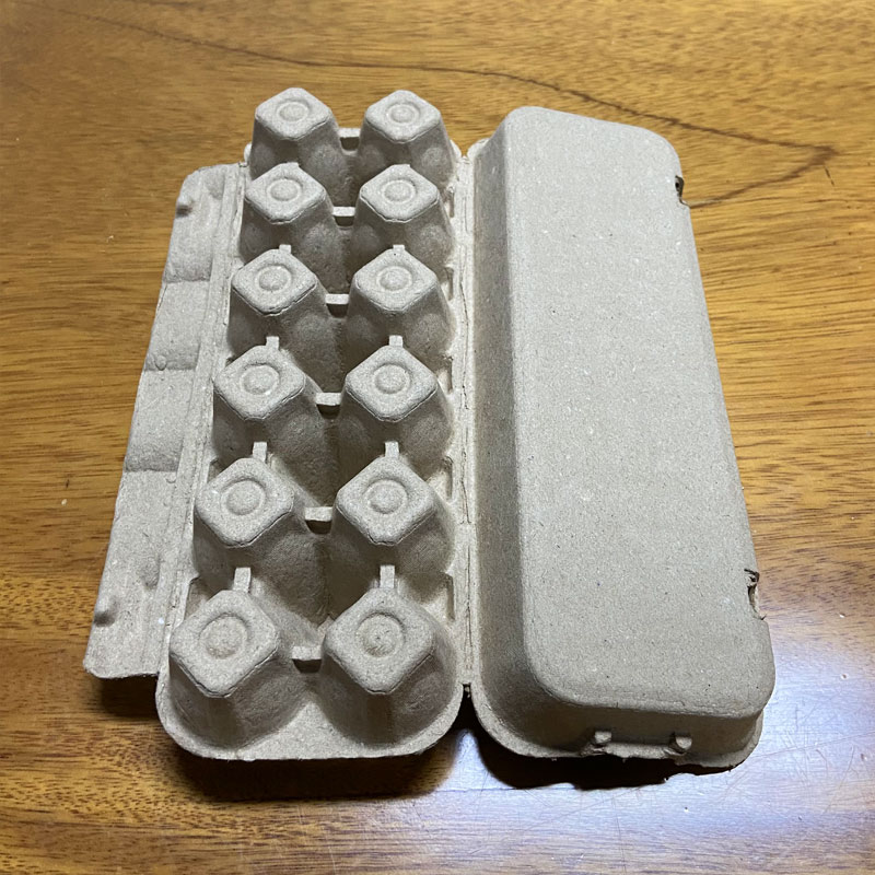 Yellow egg tray