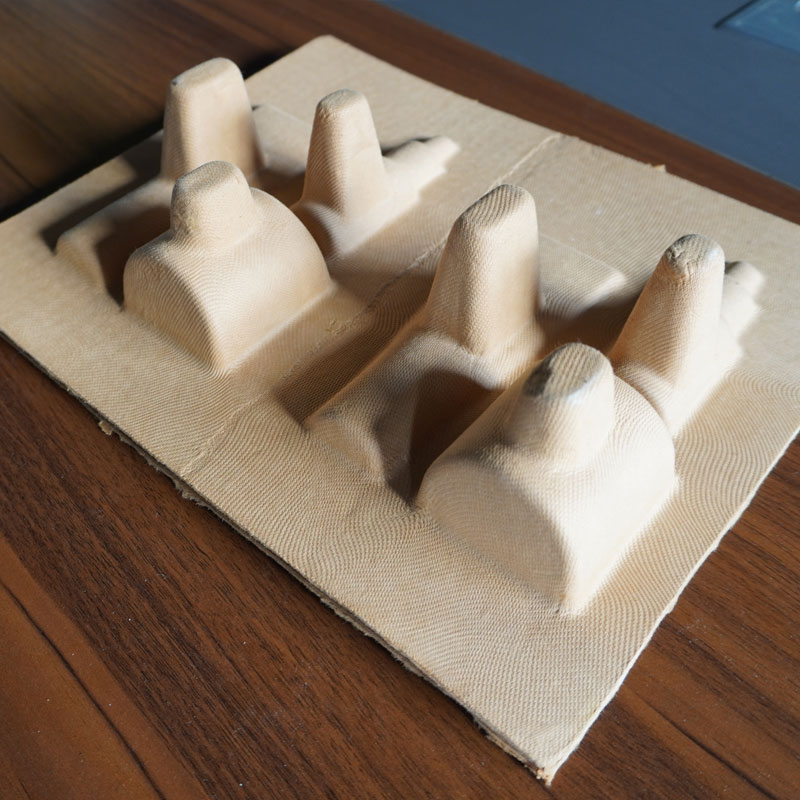 Light orange cosmetic tray