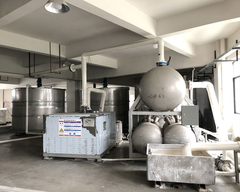 Pulp crushing workshop in Junan factory