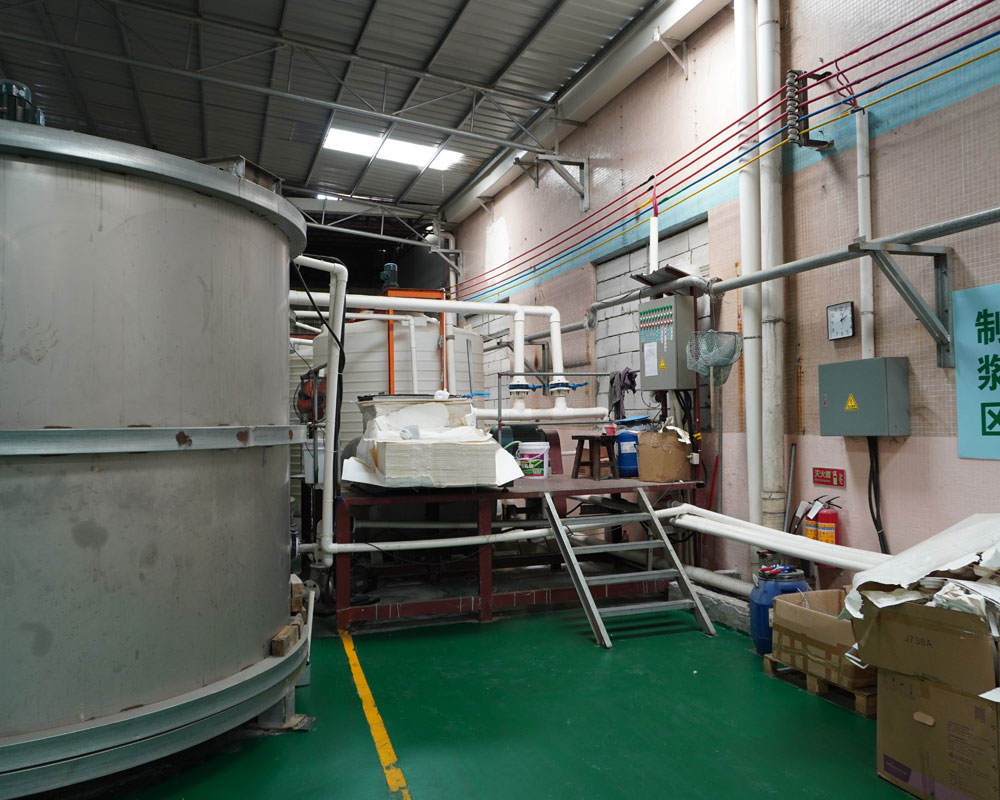 Pulp making area in Lunjiao